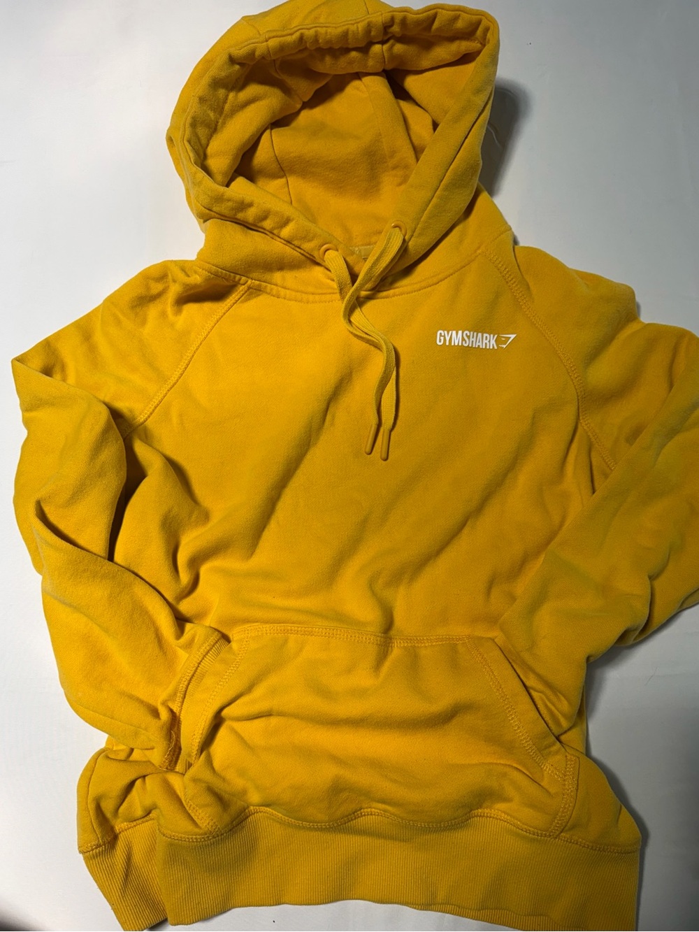 Gymshark Men's Bright Yellow Hoodie Pullover